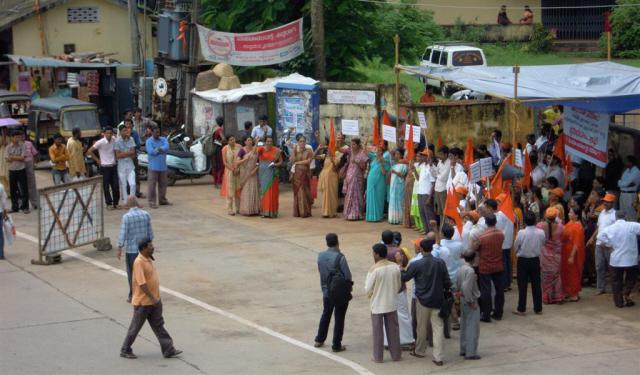 Devout Hindus protesting against 'Communal Violence Bill' - 2